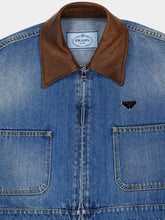 Prada Light Blue Cropped Denim Jacket