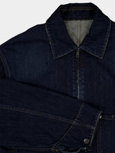 Prada Blue Washed Denim Zip Jacket