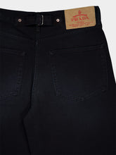 Prada Black Barrel Leg Jeans