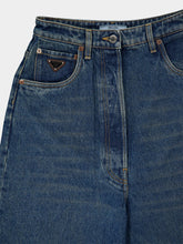 Prada Blue Wide-Leg Jeans