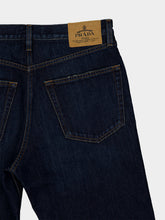 Prada Blue Straight-Leg Washed Denim Jeans