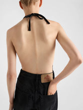 Prada Black Denim Halterneck Jumpsuit