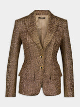 Tom Ford Gilded Tweed Single-Breasted Blazer