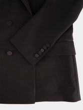 Tom Ford Black Double-Breasted Tuxedo Blazer
