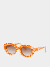 Emmanuelle Khanh Gigi Sunglasses in Bubblegum Orange