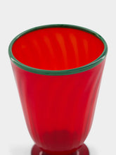 La DoubleJ Set of 2 Red Murano Glasses