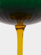 La DoubleJ Verde Glass Champagne Coupe