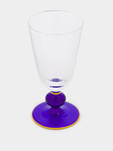 La DoubleJ Perfetto Blue Wine Glass