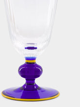 La DoubleJ Perfetto Blue Wine Glass