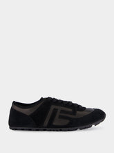 Balmain Black Racer 45 Leather Trainers