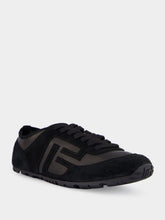 Balmain Black Racer 45 Leather Trainers