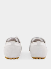 Balmain White Racer 45 Leather Trainers
