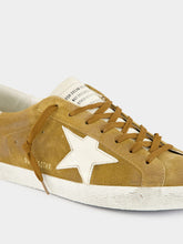 Golden Goose Brown Suede Superstar Sneakers