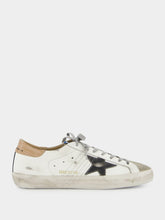 Golden Goose White and Black Superstar Low-Top Sneakers