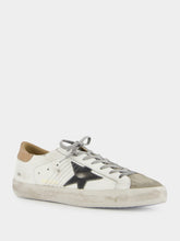 Golden Goose White and Black Superstar Low-Top Sneakers