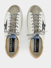 Golden Goose White and Black Superstar Low-Top Sneakers