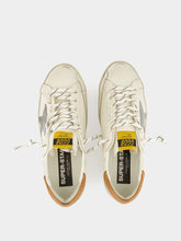Golden Goose White Brown Superstar Leather Sneakers