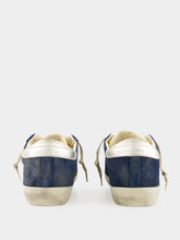Golden Goose Blue Suede Super-Star Sneakers