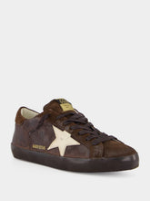 Golden Goose Ebony and Cream Super-Star Leather Sneakers