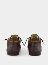 Golden Goose Ebony and Cream Super-Star Leather Sneakers