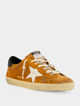 Golden Goose Light Brown Super-Star Suede Sneakers