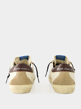 Golden Goose White Beige Brown Superstar Sneakers