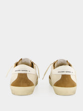 Golden Goose Cream and Brown Super-Star Crochet Sneakers