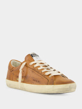 Golden Goose Superstar Journey Printed Brown Sneakers