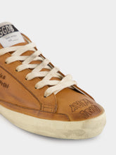 Golden Goose Superstar Journey Printed Brown Sneakers
