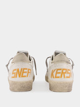 Golden Goose Ballstar Sneakers White and Blue Suede Star