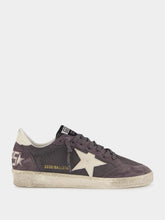Golden Goose Antracite Ball Star Sneakers with Leather Star