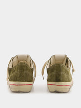 Golden Goose Olive Green V-Star 2 Suede Sneakers