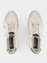 Golden Goose Ballstar Sneakers with Nappa Upper and Suede Heel