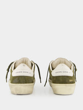 Golden Goose Olive Green Soul-Star Sneakers with Suede