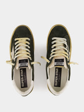Golden Goose Super Star Green Suede Sneakers