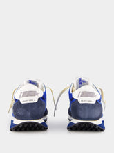 Golden Goose Marathon Sneakers With Blue Nylon Upper And White Star