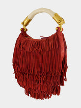 Balmain Ébène Fringe Suede Mini Handbag