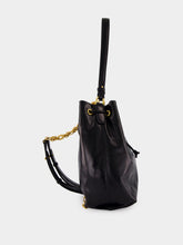 Balmain Black Pulse Calfskin Leather Backpack