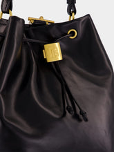 Balmain Black Pulse Calfskin Leather Backpack