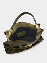 Balmain Medium Anthem Khaki Calfskin Bag