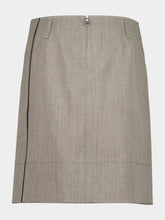 Marni Taupe Grey Wool Midi Skirt