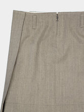 Marni Taupe Grey Wool Midi Skirt