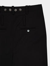 Marni Black Virgin Wool Midi Skirt