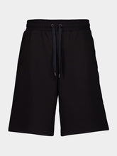 Dolce & Gabbana Black Cotton Jogging Shorts