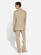 Dolce & Gabbana Beige Classic Linen Pants