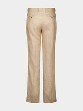 Dolce & Gabbana Beige Classic Linen Pants