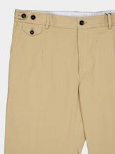 Dolce & Gabbana Beige Stretch Cotton Gabardine Trousers