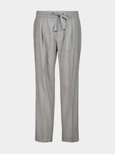 Dolce & Gabbana Grey Virgin Wool Jogging Trousers