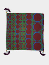 Paula Granita Octa Print Printed Silk Twill Scarf with Trims