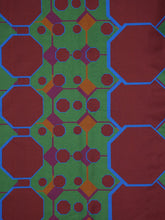 Paula Granita Octa Print Printed Silk Twill Scarf with Trims